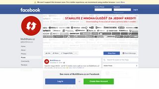 
                            7. MultiShare.cz - Posts | Facebook