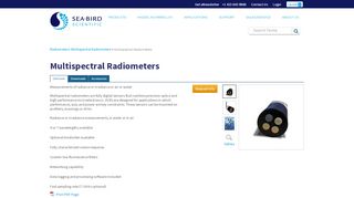 
                            13. Multispectral Radiometers | Sea-Bird Scientific - Overview | Sea-Bird