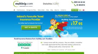 
                            5. Multitrip.com: Travel Insurance | Get a Cheap Quote & Compare