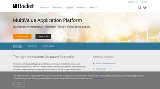 
                            13. MultiValue Application Platform | Rocket Software