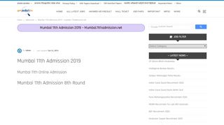 
                            7. Mumbai 11th Admission 2018 – mumbai.11thadmission.net - GovNokri