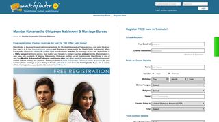
                            5. Mumbai Kokanastha Chitpavan Matrimony - 100 Rs Only to Contact ...