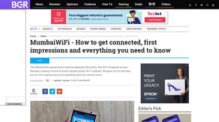 
                            7. MumbaiWiFi – How to get connected, first impressions and ...