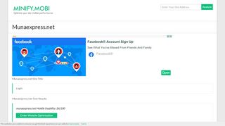 
                            12. munaexpress.net - Login - Minify.mobi