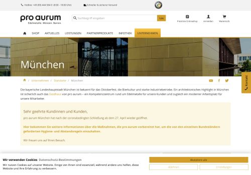 
                            3. München | pro aurum