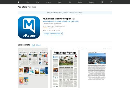 
                            11. Münchner Merkur ePaper im App Store - iTunes - Apple