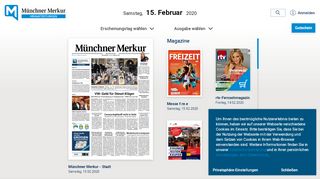 
                            6. Münchner Merkur - Stadt vom Dienstag, 26.02.2019 | Merkur