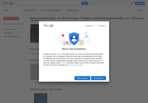 
                            8. Münchner-Zeitungen, von denen Kriegs-, Friedens- und ...