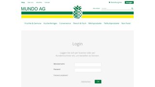 
                            10. MUNDO AG - Login