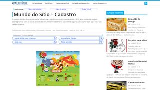 
                            3. Mundo do Sítio - Cadastro Grátis - Link Atual