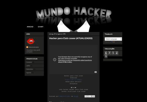 
                            4. Mundo Hacker: Hacker para Club cooee (ATUALIZADO)