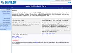 
                            13. Municipal Court of Seattle - ECFPortal - Seattle.gov