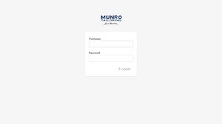 
                            2. Munro Tailoring Login