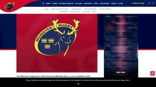 
                            5. Munster Rugby | Munster Supporters Club – Associate Membership