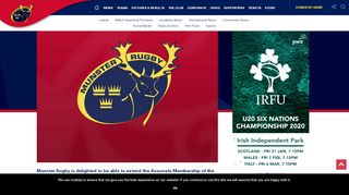 
                            3. Munster Rugby | Munster Supporters Club