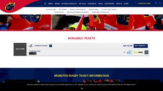 
                            7. Munster Rugby | Tickets