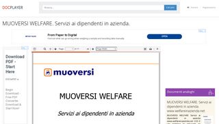 
                            9. MUOVERSI WELFARE. Servizi ai dipendenti in azienda. - PDF