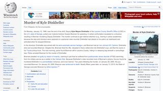 
                            6. Murder of Kyle Dinkheller - Wikipedia