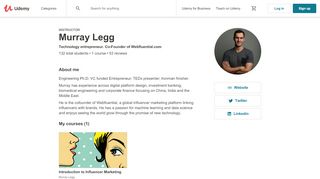 
                            13. Murray Legg | Technology entrepreneur. Co-Founder of Webfluential ...