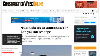 
                            7. Musanada seeks contractors for Baniyas interchange - Business ...