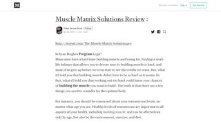 
                            13. Muscle Matrix Solutions Review : – Paleo Recipe Book – Medium