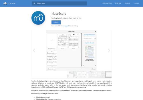 
                            8. MuseScore—Linux Apps on Flathub