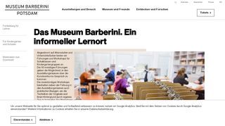 
                            7. Museum Barberini » Kindergärten und Schulen