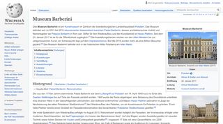 
                            9. Museum Barberini – Wikipedia