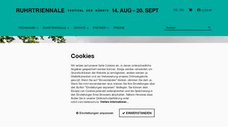 
                            11. Museum Folkwang, Essen | Agenda | Ruhrtriennale