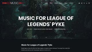 
                            11. Music for League of Legends' Pyke – EB-Music