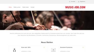 
                            6. MUSIC-JOB.COM: der Stellenmarkt für Musiker