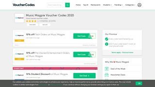 
                            12. Music Magpie Voucher Code - 10% Off Code - Tested & Working