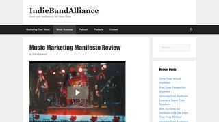 
                            12. Music Marketing Manifesto Review - IndieBandAlliance