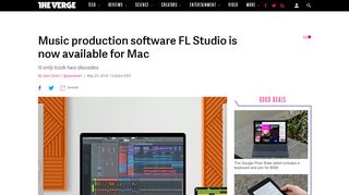 
                            7. Music production software FL Studio is now available for Mac - The ...