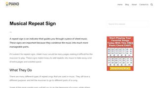 
                            9. Musical Repeat Sign - Piano Lessons Made Simple