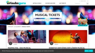 
                            12. Musical Tickets - die besten Angebote für spektakuläre Shows