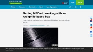 
                            4. Musical tips for working with MPDroid and an Archpile-based box ...