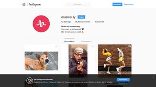 
                            1. Musically Community (@musical.ly) • Instagram-Fotos und -Videos