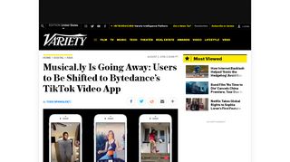 
                            13. Musical.ly Is Shutting Down, Users Moved to TikTok Video App ...