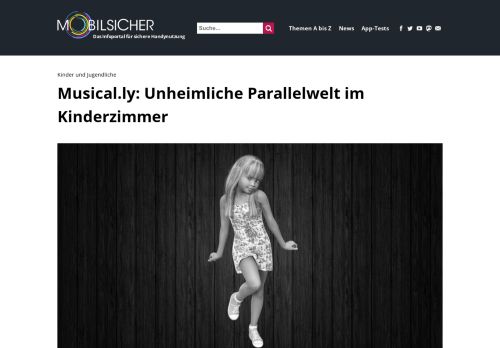 
                            10. Musical.ly: Unheimliche Parallelwelt im Kinderzimmer - mobilsicher.de