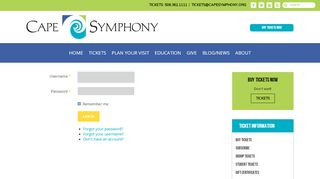 
                            13. Musician Login - Cape Symphony