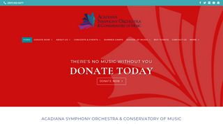 
                            6. Musician's Login - Acadiana Symphony