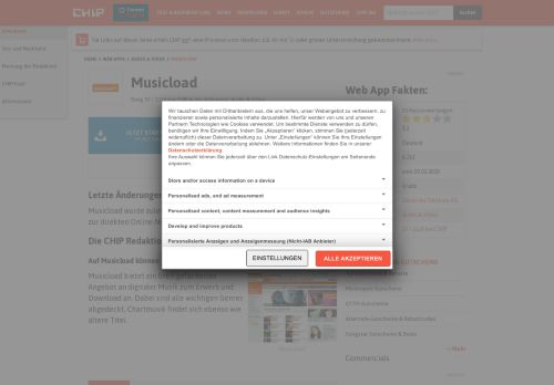 
                            4. Musicload - Web-App - CHIP