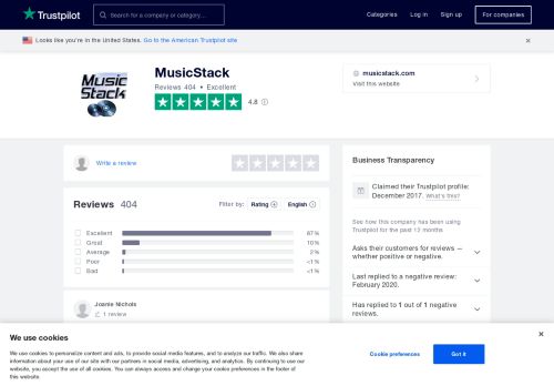 
                            7. MusicStack Reviews | Read Customer Service Reviews of musicstack ...