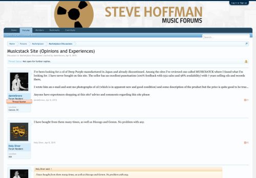 
                            12. Musicstack Site (Opinions and Experiences) | Steve Hoffman Music ...
