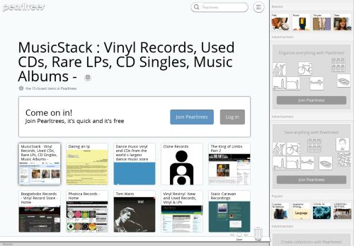 
                            9. MusicStack : Vinyl Records, Used CDs, Rare LPs, CD Singles, Music ...