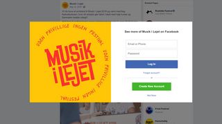 
                            9. Musik i Lejet - Vil du have et armbånd til Musik i Lejet... | Facebook