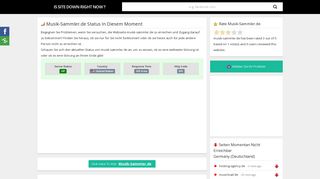 
                            3. Musik-sammler.de funktioniert nicht. Aktuelle Probleme und Fehler ...