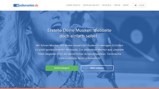 
                            1. Musikerseiten | Webseiten für Musiker