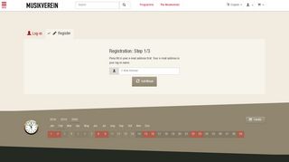 
                            1. Musikverein - Log in/Register